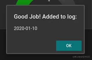 节点红色通知对话框