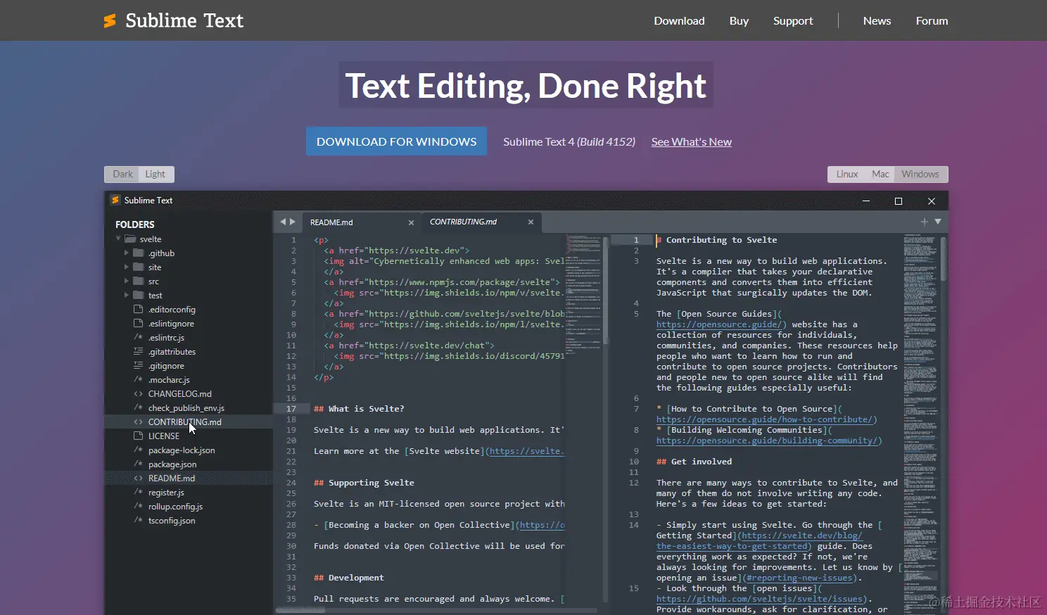 html网页制作软件Sublime Text