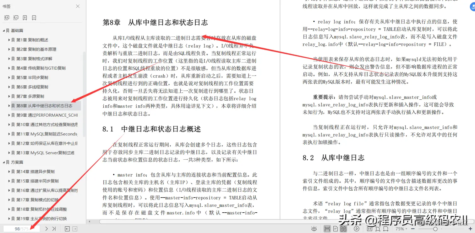 终于学完了阿里高级架构师整理MySQL复制技术与生产实践文档