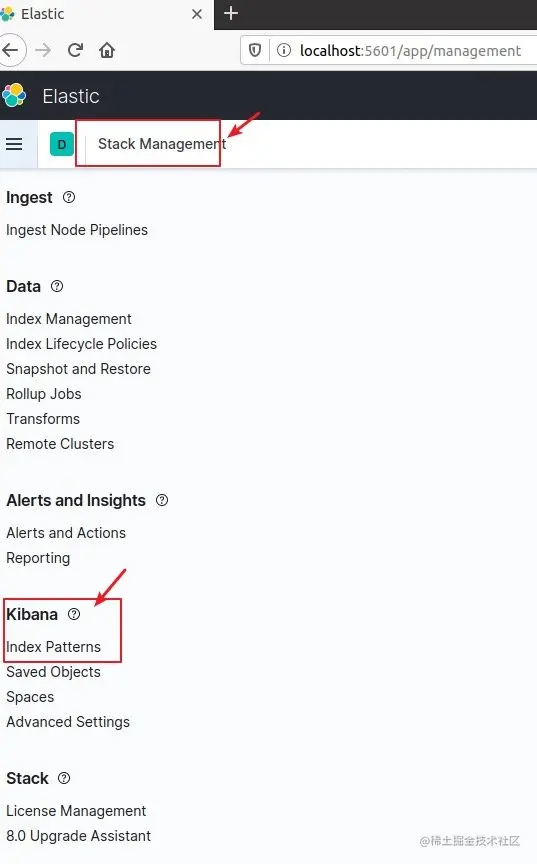 创建一个索引模式