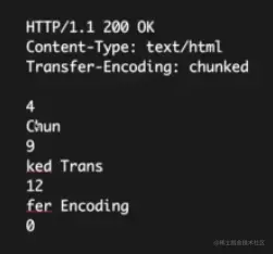 分段传输时的报文格式