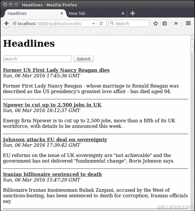 使用 HTTP GET 获取用户输入