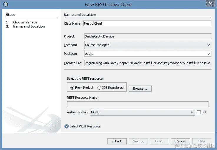 创建 RESTful 客户端