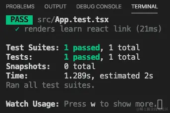 图 6.8 – 测试成功完成