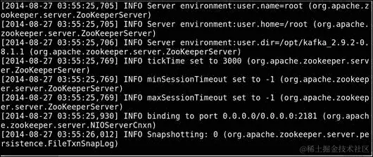 启动 ZooKeeper 服务器