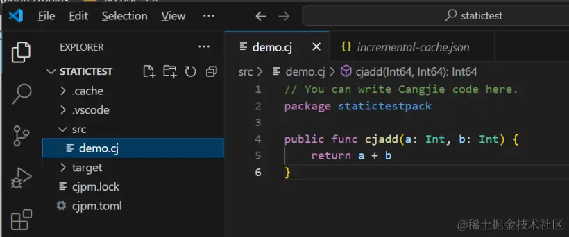 【仓颉】创建静态库及使用-鸿蒙开发者社区