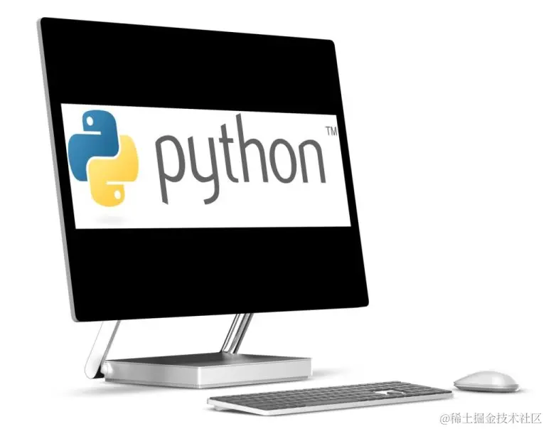 How to Master Python For Absolute Beginners in 6 Simple Steps. A screen showing the Python logo.