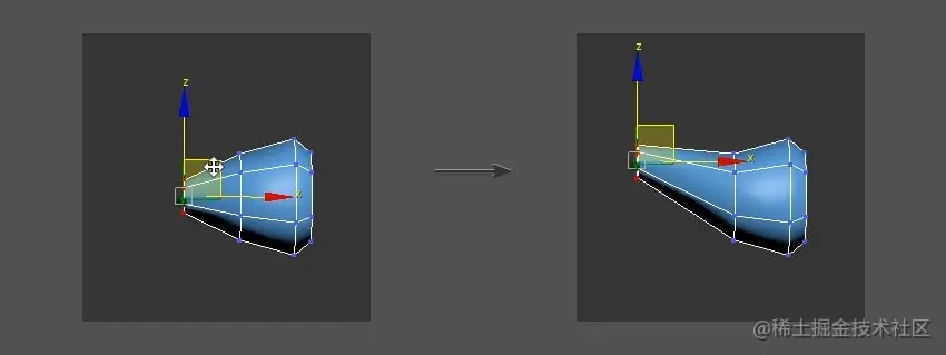调整喇叭的形状