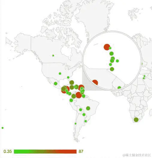 使较小的区域更可见