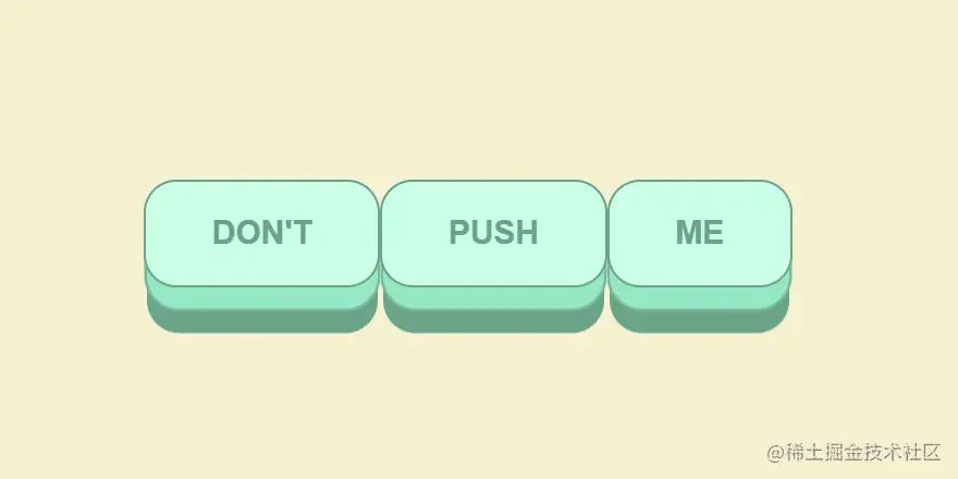 3d button
