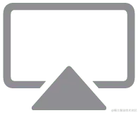 “隔空播放视频” 图标