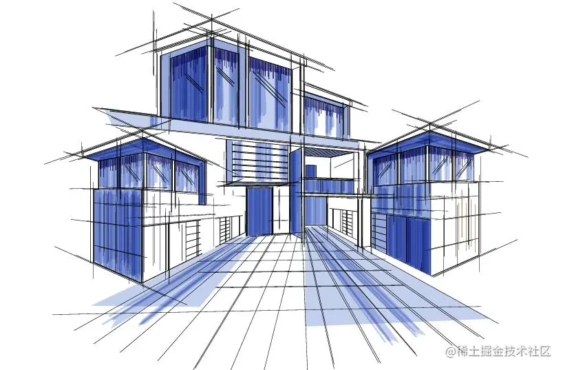 building draft blueprint sketch vector material 05 free download
