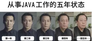从事Java五年状态