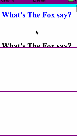 本地HTML文件加载  展示效果