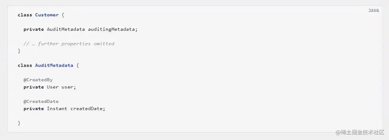 Spring Data Commons 审计