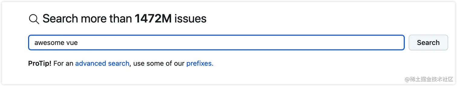 awesome vue search