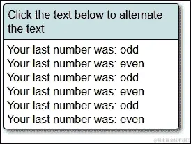 创建 clickToggle 处理程序