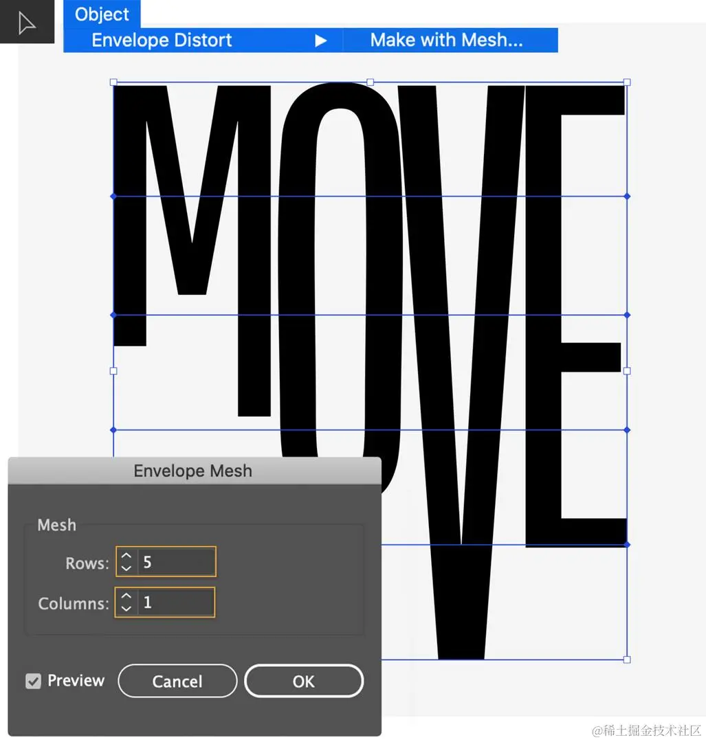 Adobe认证指南｜如何在 Adob​​e Illustrator 中创建波浪形文字？