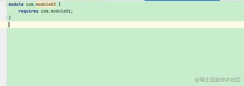 Module03里面使用