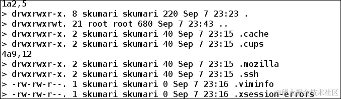 比较两个进程的输出