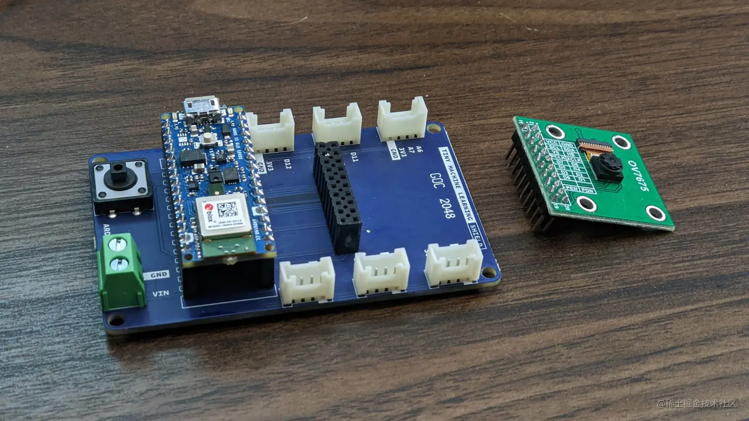 The pinout (designation) for the Nano 33 BLE Sense development board. For more information and documentation of the board and its pinouts, please visit the official Arduino site.