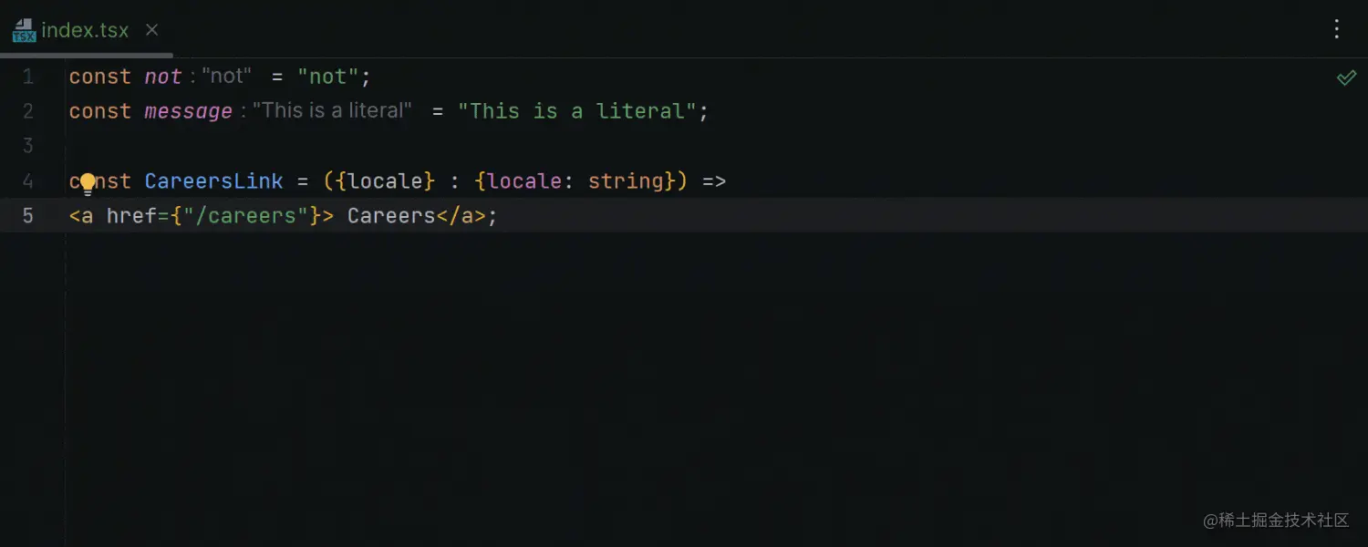 字符串到模板文字的自动转换