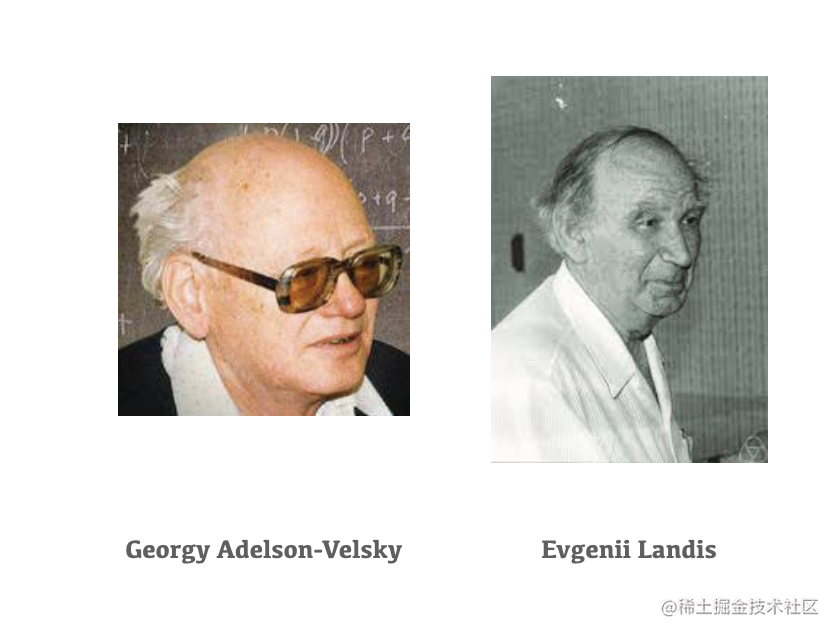 Adelson-Velsky and Evgenii Landis
