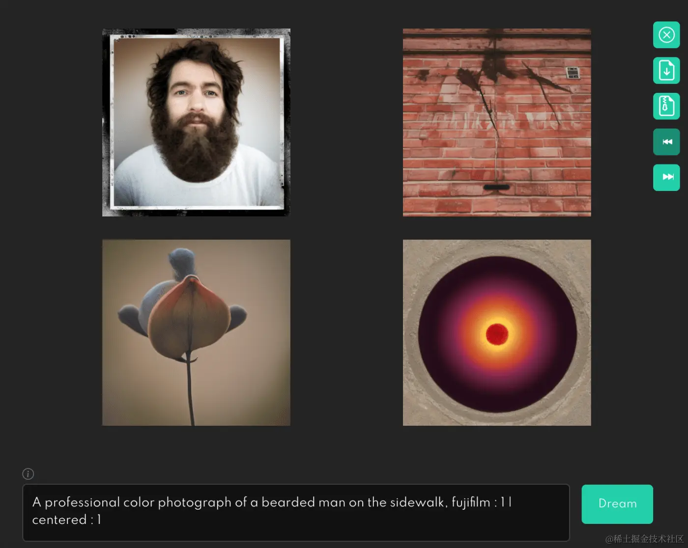 在 DreamStudio 中生成的图像，DreamStudio 是使用 Stable Diffusion 引擎的 Stable Diffusion 替代方案