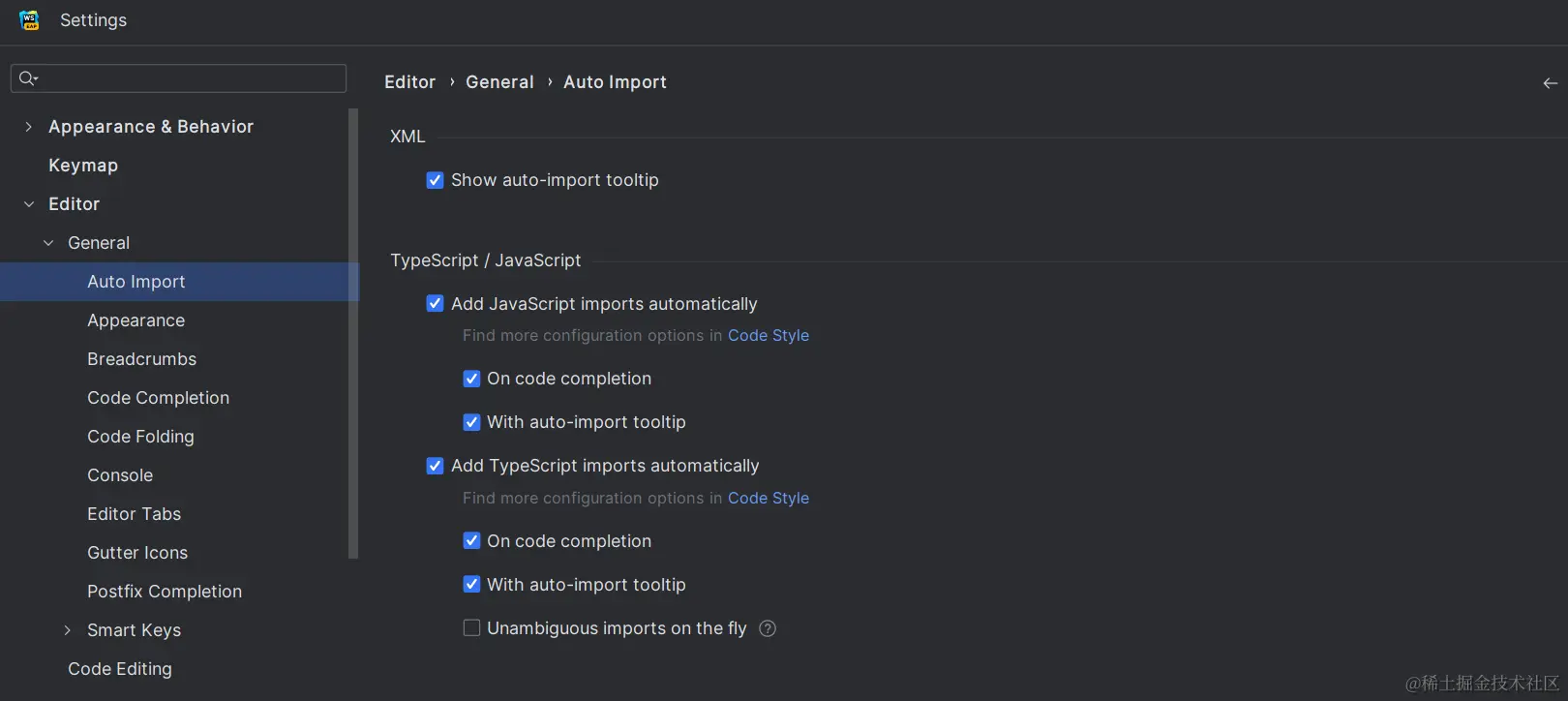 统一了 TypeScript 与 JavaScript 之间的导入行为