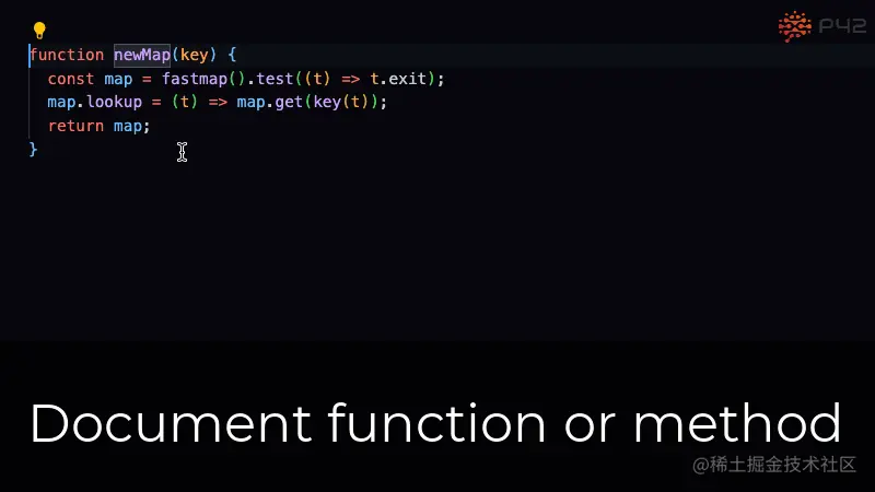 JS Assistant generates JSDoc comment