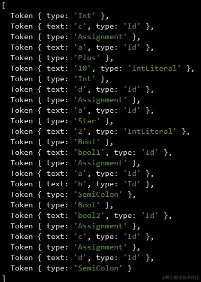 Token 结果