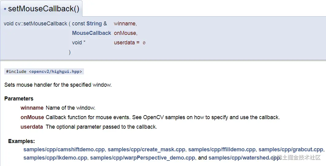 Python OpenCV setMouseCallback 回调函数，取经之旅第 13 天
