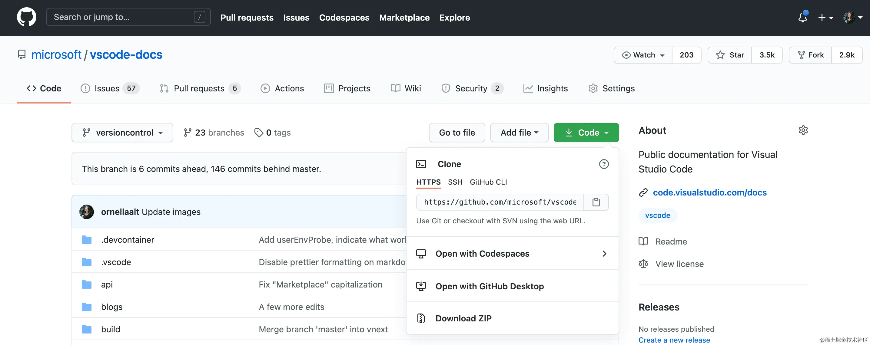 clone repository dialog