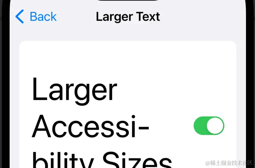 Android 和 iOS 上的用户都可以更改文本比例