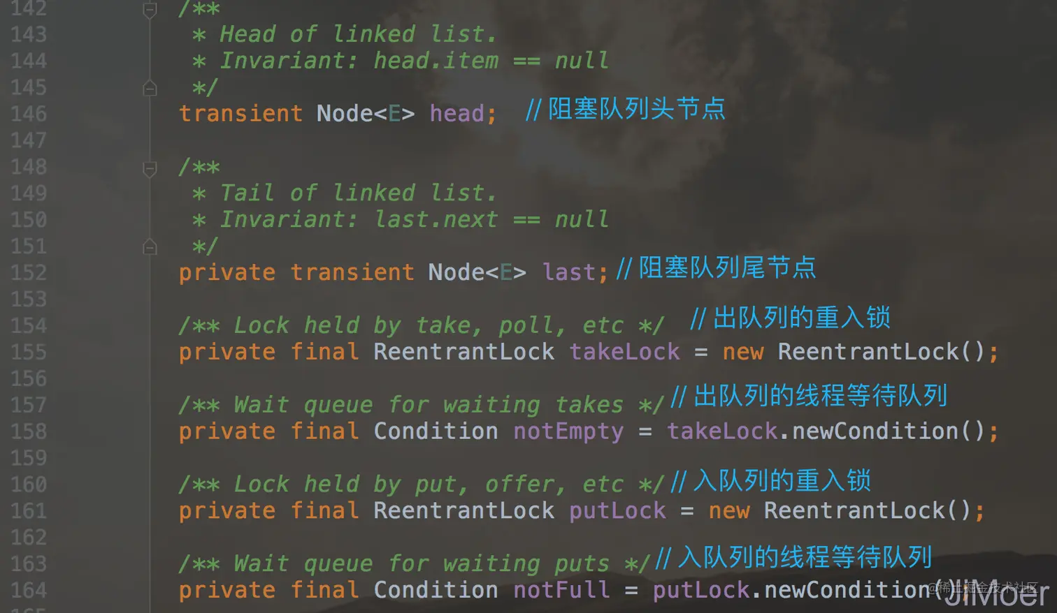LinkedBlockingQueue数据初始化