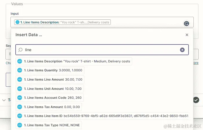 图 18.9 – ﻿线项目数据如何标记
