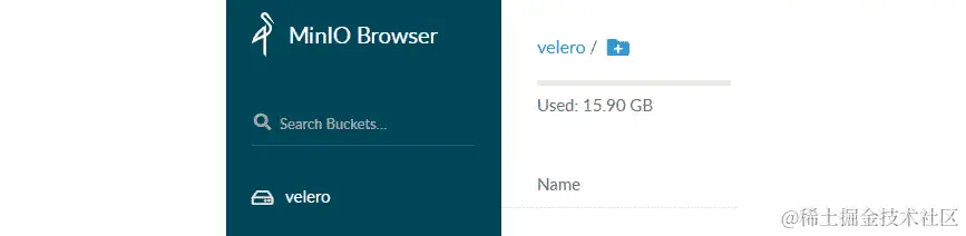 图 13.4 - MinIO 浏览器