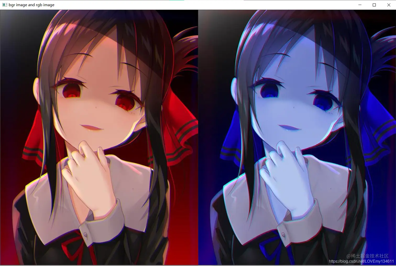 拼接后显示