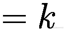 =k
