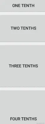图 5.4 - 使用 layout_weight 属性的 UI