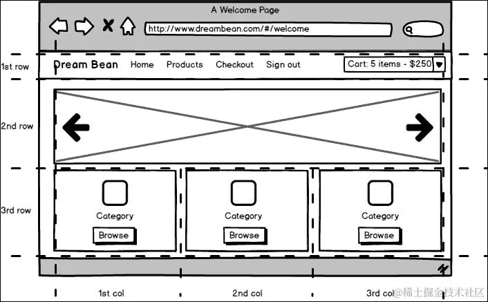 使用网格和容器设计布局