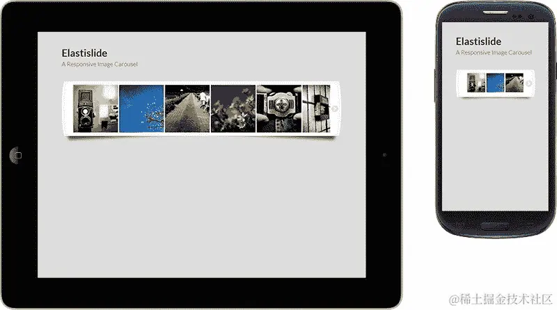 示例 1 – 至少显示三张图片（默认）