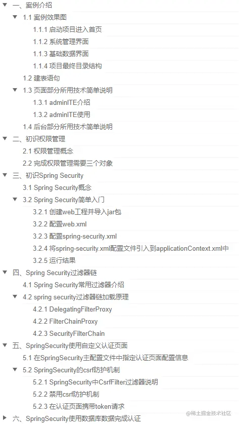 保姆级Spring Security笔记，Git点赞82K