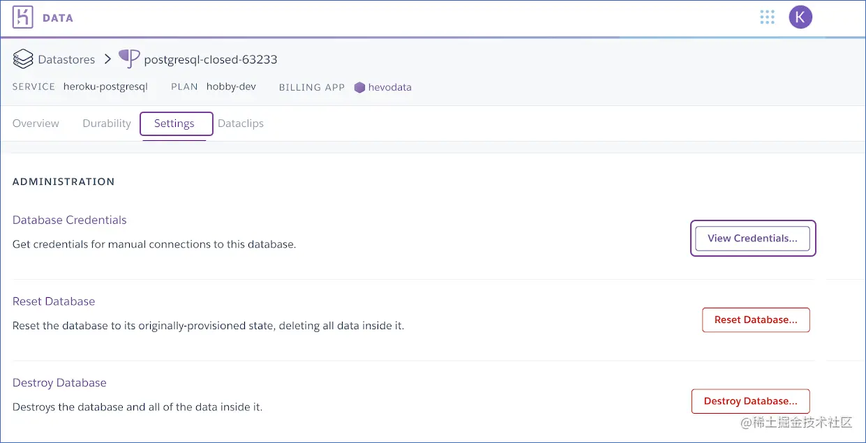 Heroku for PostgreSQL to Redshift - Heroku Settings