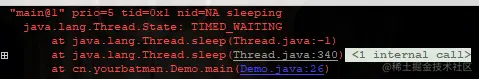 main线程sleep了一把