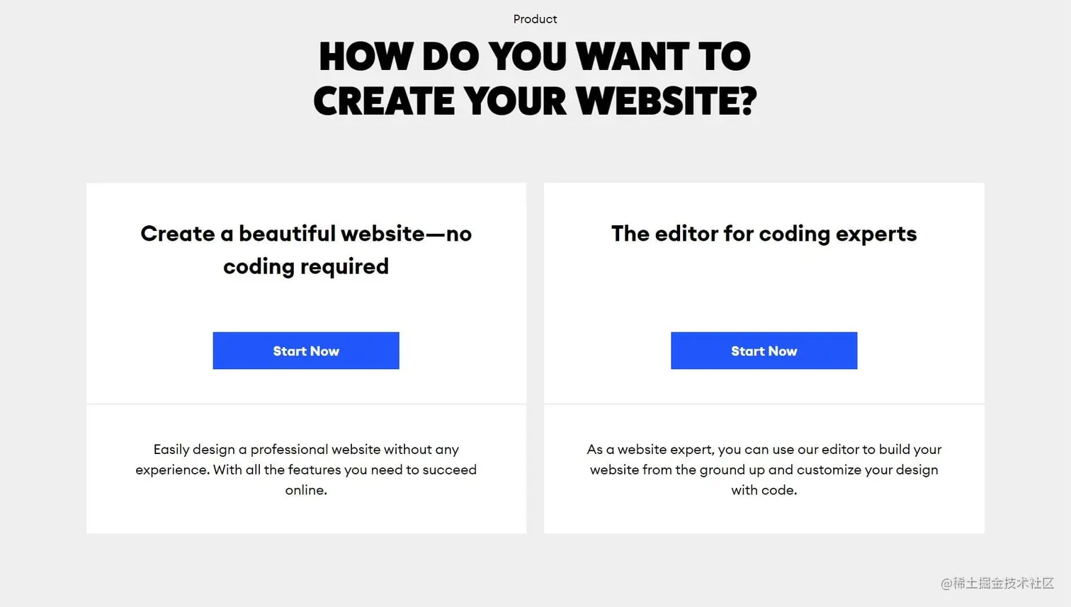 How do you want to create your website?