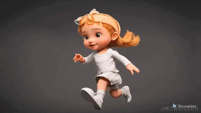 一个 3D 形象的小女孩，在风中奔跑_2024-04-13 (3) (1).gif