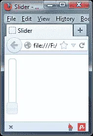 创建一个垂直滑块