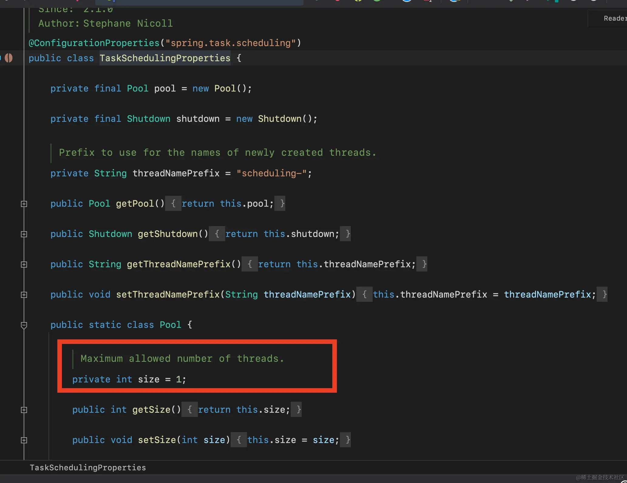 TaskSchedulingProperties源码