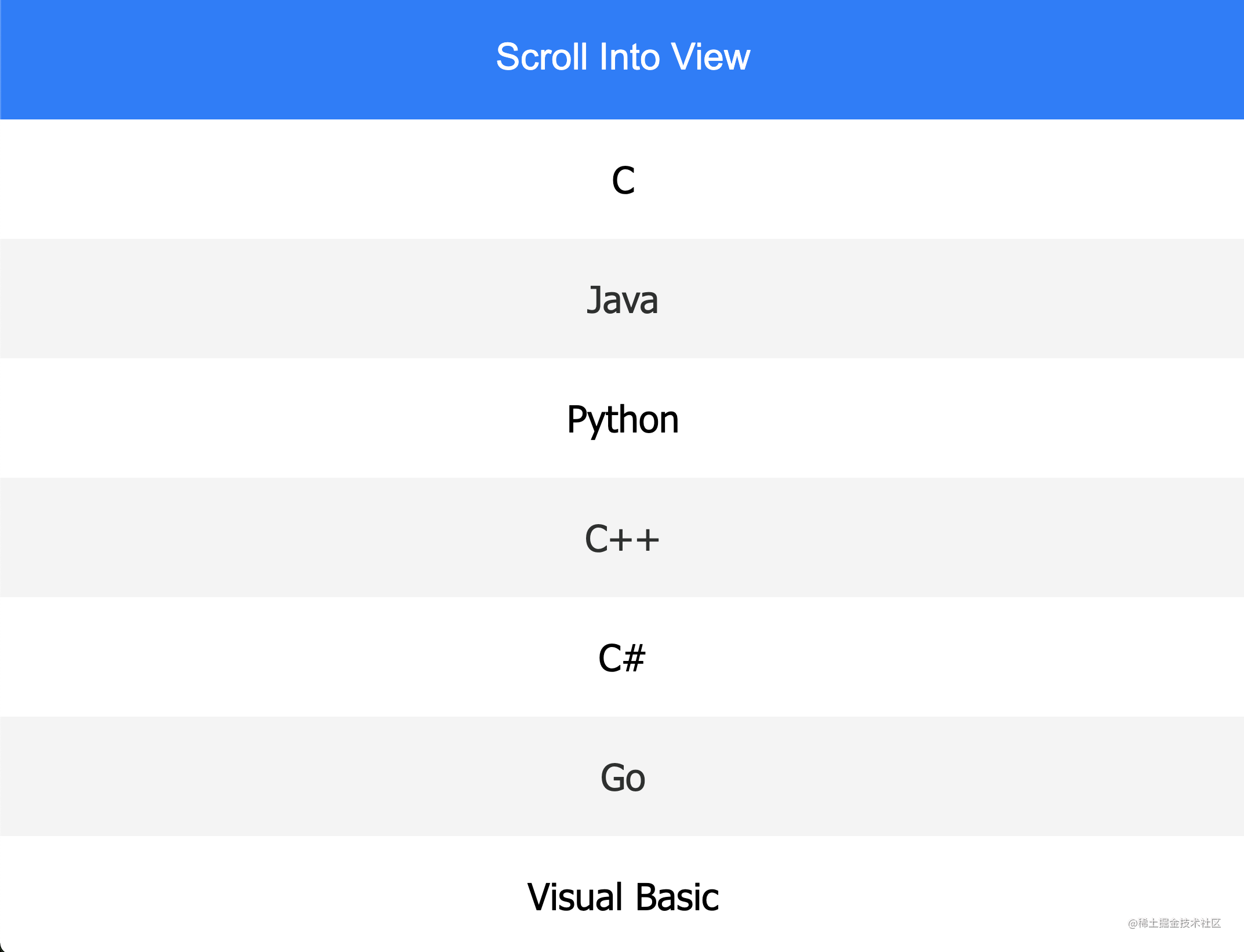 JS DOM编程笔记 scrollIntoView()（十九） 掘金